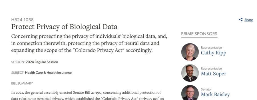 Colorado passes bill to protect brain data